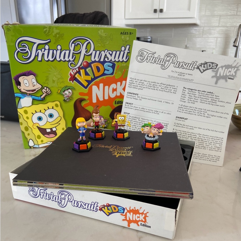 Trivial Pursuit for Kids Nick Edition - Picture 2 of 9